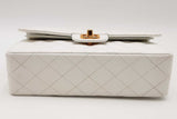 Chanel Classic Double Flap White Quilted Caviar Shoulder Bag Eb0726orxzsa