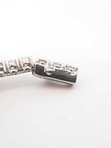 5.5 Cttw Diamond & 14k White Gold Tennis Bracelet 11.1 Grams 7 Inch Fw0926lrxzdu