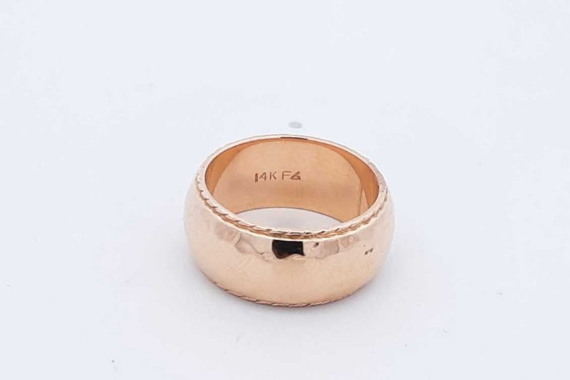 14k Yellow Gold Ring 8.4 Grams Size 5 Eb1024