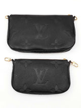 Louis Vuitton Multi Pochette In Black Monogram Empreinte Leather Fw0126lwxzdu