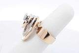14k Yellow Gold Diamond Spinner Ring 7.6 Grams Size 6 Eb0626iixdu