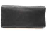 Yves Saint Laurent Kate Black Leather Clutch Eb0626orxde