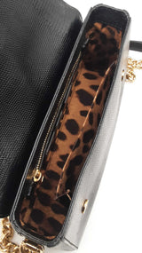 Dolce & Gabbana Dg Milennials Shoulder Bag In Stampa Iguana Calfskin Fw0825lrxdu