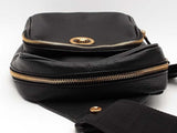 Versace La Medusa Leather Sling Backpack Black Aa0926orzsa