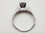 1.28 Cttw Natural Diamonds 14k White Gold 4.1g Ring Size 9.75 Do0626worde