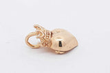 Queen Baby 18k Yellow Gold Crowned Heart Pendant 16.4 Grams Eb0826lowrsa