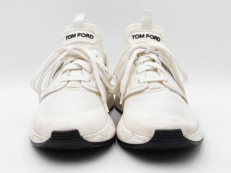 Tom Ford Jago Sneakers In White Size Eu 37.5 Us 7 Fw0725lzdu