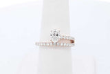 1.0cttw Lab Grown Diamond Ring In 14k Yellow Gold 3.7 Grams Size 7 Eb0726ixzde