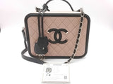 Chanel Filigree Vanity Tan Purse Vc0326lezxmia
