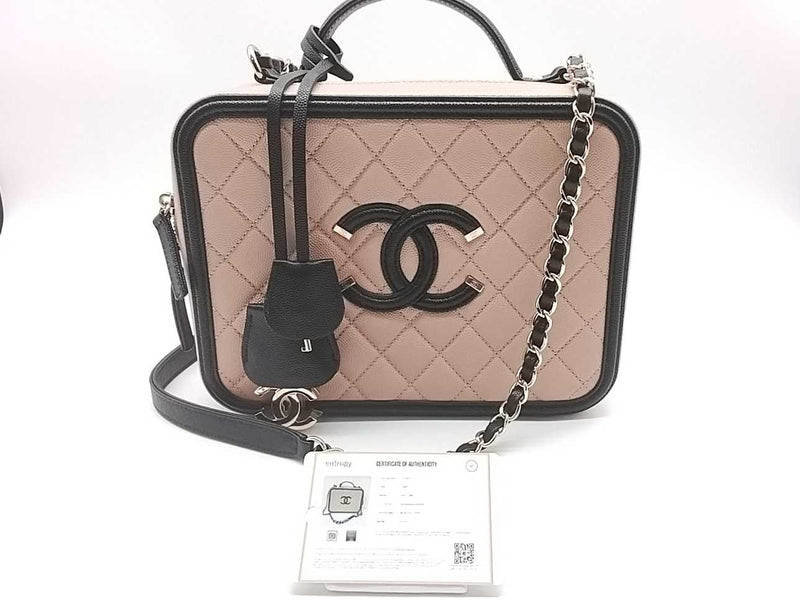 Chanel Filigree Vanity Tan Purse Vc0326lezxmia – Max Pawn