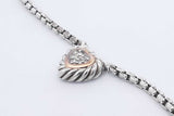 David Yurman Cable Heart Pendant Sterling Silver 15 Grams 16 Inch Eb1125orxdu