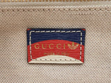 Gucci X Adidas Horsebit 1955 Handbag In Shanghai Trefoil Leather Fw01025izxdu