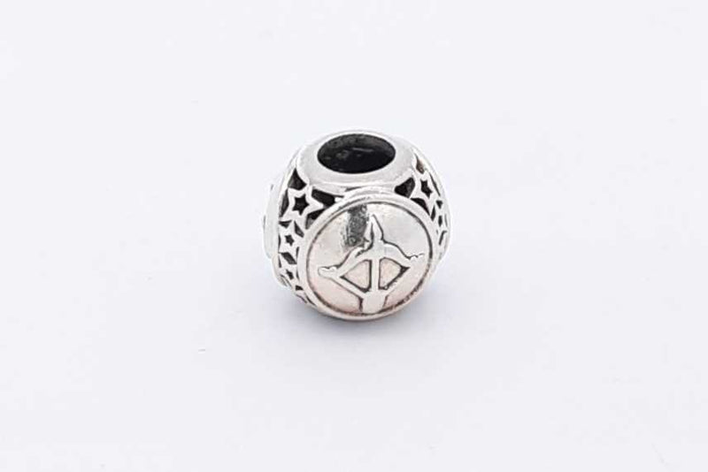 Pandora 925 Sterling Silver Sagittarius Zodiac Bead Charm 2.5 Grams Eb1224wsa