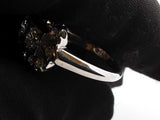 1.33 Cttw Diamond & 14k White Gold Art Deco Style Ring 4.3g Size 6 Fw0826loxzdu