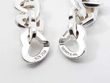Tiffany & Co. Two-tone Heart Link Bracelet In Sterling Silver & 18k Yellow Gold 34.8 Grams 7.5 Inch Fw0726lrzdu