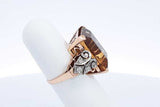 Citrine Ring In 14k Yellow Gold 10.3 Grams Size 5.5 Eb0724owxdu