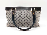 Louis Vuitton Mini Lin Lucille Pm Navy & Gray Monogram Canvas Tote Fw0926orxdu