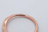 0.55ctw Princess Cut Diamond Ring In 14k Rose Gold & 14k Rose Gold Wedding Band 4.8 Grams Size 6.25 Eb0625lxxzsa