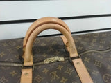 Louis Vuitton Keepall 55 Brown Duffle Mk0826elzmia