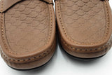 Gucci Guccissima Embossed Gg Monogram Driving Loafers Size 7.5 Eb0726crsa