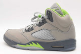 Nike Air Jordan 5 Retro 'Green Bean' Sneakers Size 9 Dm9014-003 Eb1025rxsa