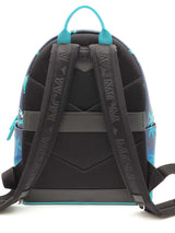 Mcm Stark Ceramic Blue Gradation Palm Canvas Backpack Eb0426orxsa
