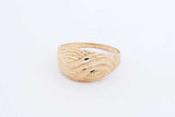 18k Yellow Gold Ring 3 Grams Size 9 Eb1124llxdu