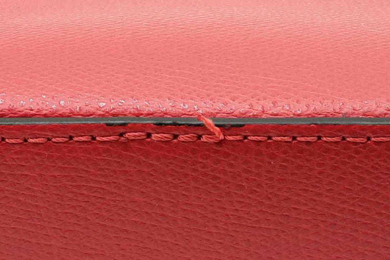 Valentino By Mario Valentino Red Leather Babette Bonbon Crossbody Eb1125lxzdu