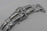 2.4cttw Diamond Bracelet In 10k White Gold 25.1 Grams 7.75 Inch Eb1026lxxzsa