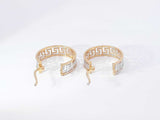 18k Yellow Gold Hoop Earrings 3 Grams Aa0825lpzsa