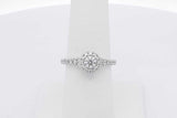 0.54cttw Diamond Ring In 14k White Gold 3.6 Grams Size 6.5 Eb0725pxzsa