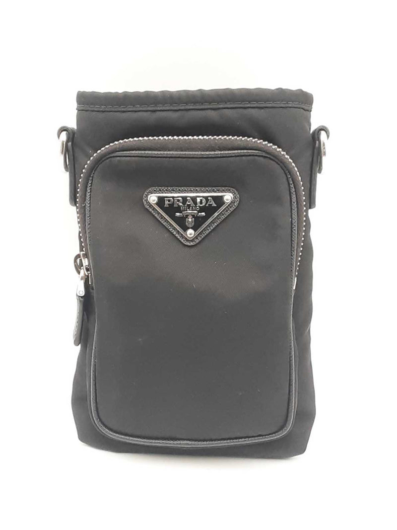 Prada Black Re-nylon Smatphone Case Eb1124orxsa