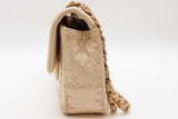 Chanel White & Beige Cnavas Tweed Patchwork Shoulder Bag Eb0326prrxde