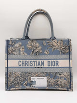 Christian Dior Dioriviera Medium Book Tote In Cotton Canvas Fw1225llxzdu