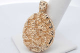10k Yellow Gold Nugget Pendant 35.7 Grams Eb0826cxzsa