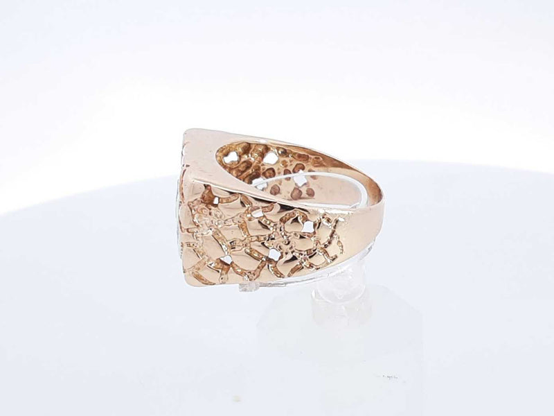 .30 Ctw Diamond Ring In 14k Yellow Gold 9 Grams Size 9 Sd0425wezsa