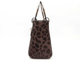Christian Dior Lady Dior Leopard Print Pony Hair Handbag Sd0126ozxzde