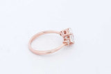 1.02cttw Diamond Ring In 14k Rose Gold 1.7 Grams Size 4.25 Eb0626lexzde