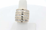 1.8cttw Diamond Ring In 14k Yellow Gold 25.9 Grams Size 6 Eb0926oxxzsa