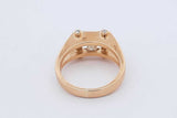 0.20ctw Emerald Cut Diamond Ring In 18k Yellow Gold 6.9 Grams Size 6 Eb0426rxzdu
