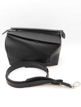 Loewe Puzzle Black Leather Top Handle Bag Eb0726cxzde