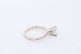 0.91cttw Diamond Ring In 14k Yellow Gold 2.2 Grams Size 5.75 Eb0826lxxzde