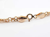 14k Yellow Gold Bismarck Link Bracelet / Anklet 2.8 Grams 9.5 Inch Fw0526lpxdu