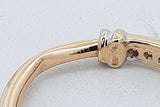 0.16cttw Diamond Hoop Earrings In 10k Yellow Gold 2.3 Grams Eb0926loxsa
