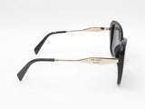 Prada Butterfly-shaped Black & Gold-tone Sunglasses Fw0125ixdu