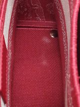 Christian Dior Lady D-lite Pink & White Embroidered Top Handle Bag Eb1225oxxzde