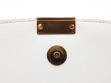 Versace Greca Goddess Crossbody White Purse / Handbag