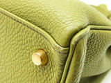 Hermes Kelly 28 Vert Anis Green Togo Gold Hardware Handbag Do0323sezxde