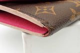 Louis Vuitton Monogram Bloom Flower Emilie Wallet Eb0726lrxde