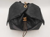 Chanel 25 Medium Grained Calfskin Black Hobo Bag Sd1125pzxzsa